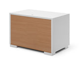 Modrest Ceres - Modern LED White Lacquer Nightstand