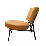 Modrest Sami - Modern Orange Velvet Accent Chair