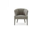 Modrest Ladera - Glam Grey Fabric Accent Chair