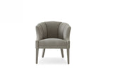 Modrest Ladera - Glam Grey Fabric Accent Chair