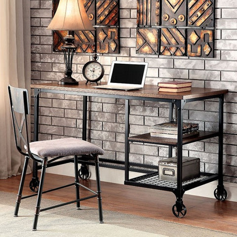 Cori - Industrial Metal Black Antique Black Desk