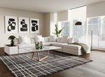 Divani Casa Dixon - Modern L- Shaped Modular Sectional Sofa