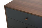 Nova Domus Dali Modern Grey & Walnut Dresser