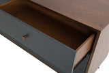 Nova Domus Dali Modern Grey & Walnut Dresser