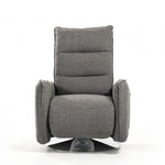 Divani Casa Fairfax Modern Grey Fabric Recliner Chair