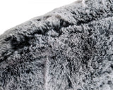 Modrest Findon - Glam Grey Faux Fur Accent Chair