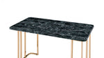 Delphine - Contemporary Faux Marble Office Desk