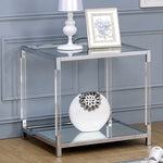 Ludvig - Contemporary Chrome End Table