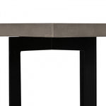 Modrest Sharon Modern Concrete & Black Metal End Table