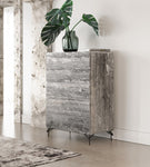 Nova Domus Aria - Italian Modern Multi Grey with texture Chest