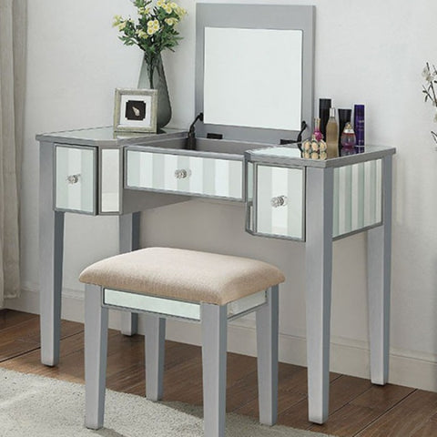 Joyce - Transitional Solid Wood Vanity Set