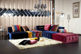 Divani Casa Dubai - Contemporary Multicolored Fabric Modular Sectional Sofa