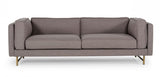 Divani Casa Keswick - Modern Grey Fabric Sofa