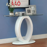 Lodia - Contemporary White Sofa Table