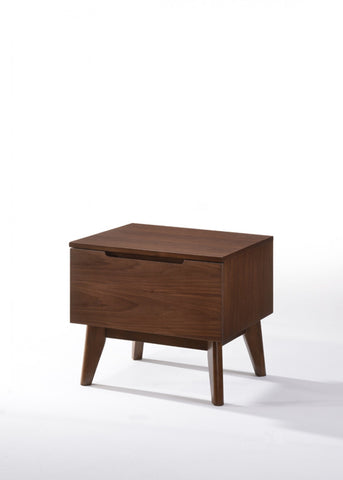 Modrest Lewis Mid-Century Modern Walnut Nightstand