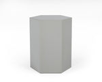 Modrest Newmont - Large Light Grey High Gloss End Table