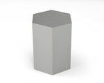 Modrest Newmont - Large Light Grey High Gloss End Table