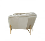 Divani Casa Stella - Transitional Beige Velvet Chair