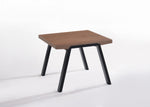 Modrest Rhett Modern Walnut & Black End Table