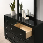 Magdeburg- Contemporary Solid Wood Black Dresser