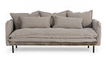 Divani Casa Mathis - Modern Grey Fabric Sofa