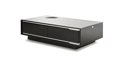 A&X Grand - Modern Crocodile Lacquer Coffee Table w/ 2 Drawers