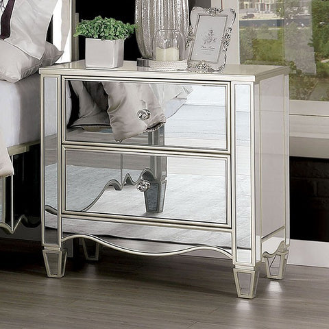 Eliora GLass Nightstand