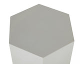 Modrest Newmont - Small Light Grey High Gloss End Table