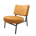 Modrest Sami - Modern Orange Velvet Accent Chair