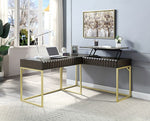 Freiburg - Transitional Wood & Steel Office Desk