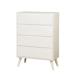 Lennart- Mid-Century Modern White Chest