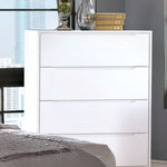 Lennart- Mid-Century Modern White Chest