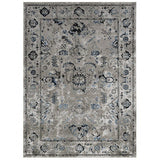 Crumlin - Contemporary Victorian Gray Area Rug