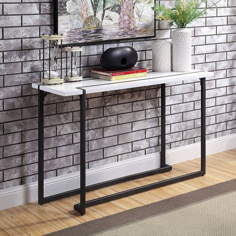 Izar - Contemporary Two-tone Sofa Table