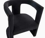 Modrest Kendra - Modern Black Fabric Accent Chair