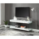 Sabugal - Contemporary White TV Stand