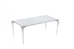 Modrest Vince - Modern Faux Marble & Stainless Steel Dining Table