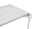 Modrest Vince - Modern Faux Marble & Stainless Steel Dining Table