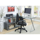 Bronwen - Contemporary Grey Office Desk