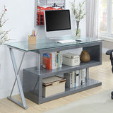 Bronwen - Contemporary Grey Office Desk