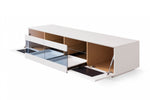 Modrest Frost Modern Small Grey TV Unit