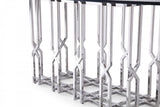 Modrest Ericson - Modern Glass & Stainless Steel Dining Table