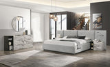 Nova Domus Maranello - Modern Grey Bed Set