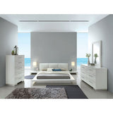 Christie- Contemporary White Nightstand