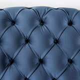 Martinique - Transitional Blue Sofa