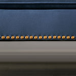 Martinique - Transitional Blue Sofa