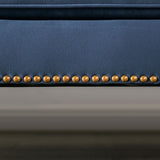 Martinique - Transitional Blue Sofa