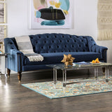 Martinique - Transitional Blue Sofa