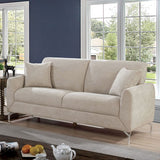 Lauritz - Transitional Linen-like Sofa