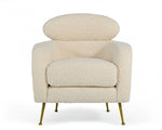 Modrest Altura - Modern Faux Fur Lounge Chair